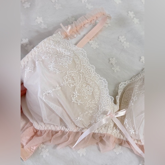 5 bras for $46! Cute Bow Ruffles Bralette Bra - Picture 5 of 8